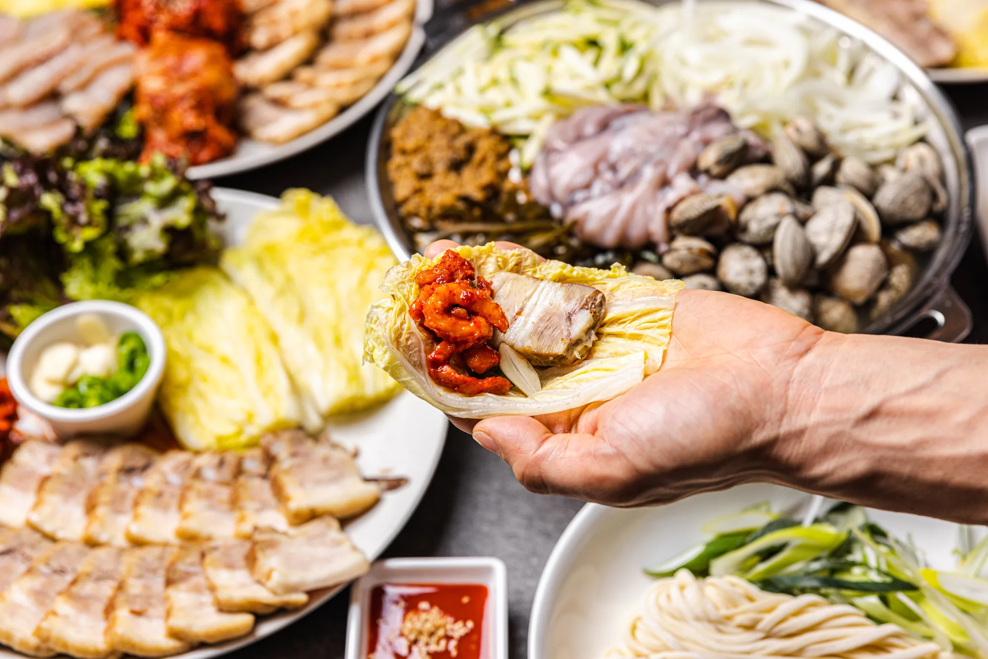 가화칼국수 보쌈